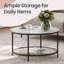 Table basse ronde avec rangement Aubra-1190785952