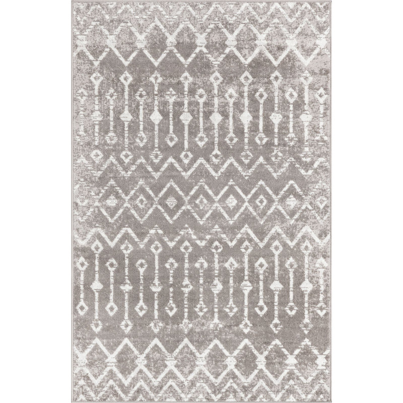 Moroccan Indoor Rug, Rectangle 4' x 6'