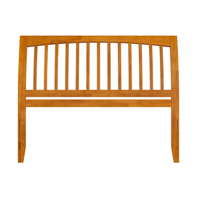 Omariah Solid Wood Traditional Slat Sleigh Headboard
