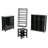 Acadian 44"W Solid Wood 9 Cube Storage Bookcase with Fixed Shelves-1020357364