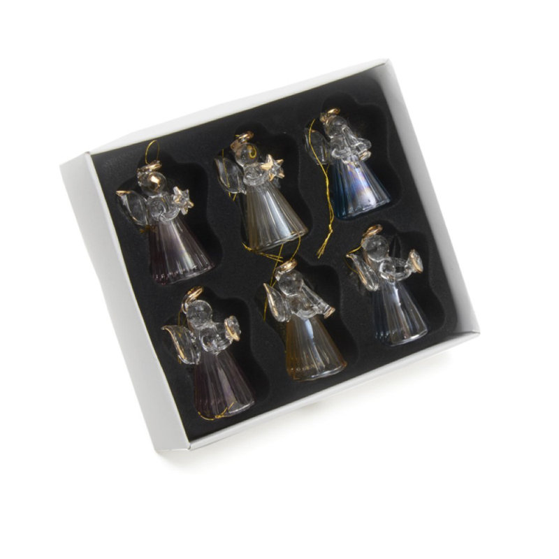 5cm Glass Hanging Figurine Ornament