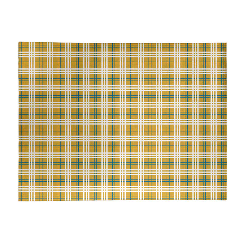 Plaid Indoor Rug, Rectangle 8' x 10'