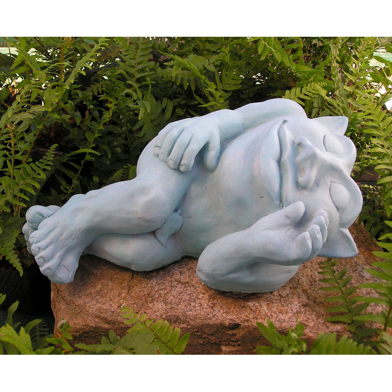 Statue de gargouille de jardin inclinable, Terra Cotta