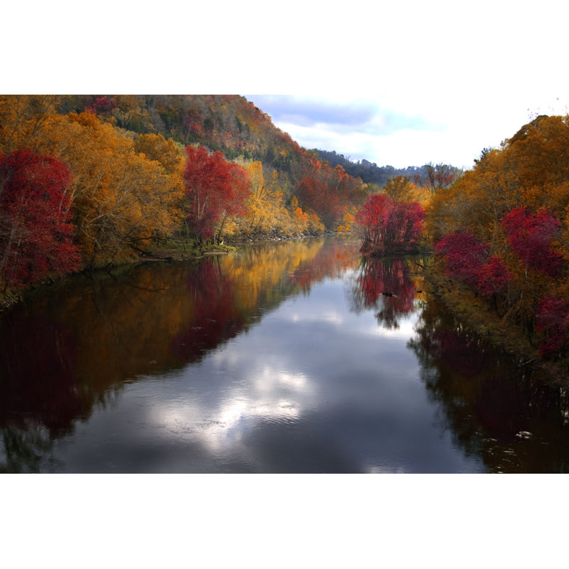 Leftwich Fall In Tn - Wrapped Canvas Print, 61cm H x 91cm W x 3.8cm D