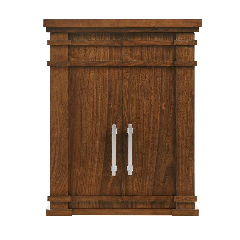 Lankford 24 Wood Wall Cabinet, Walnut