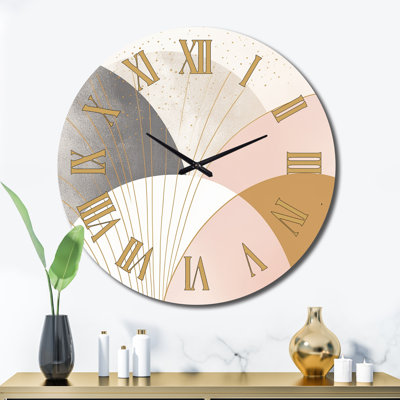 Horloge murale géométrique Serenity