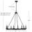 Natividad 10-Light Candle Style Wagon Wheel Chandelier-819235691-891258737