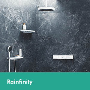 Hansgrohe Rainfinity Shower Head 250 1-Jet, 2.5 GPM