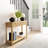 Denise 47.2" Console Table with 3 Fluted Drawers-468945036