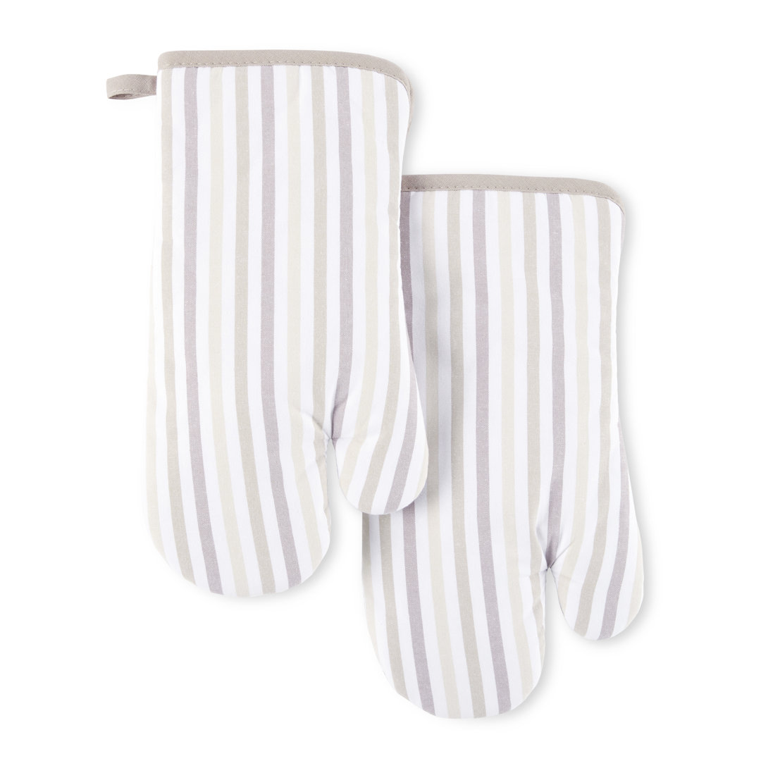 Martha Stewart Daisy Stripe Oven Mitt (Set of 2) Martha Stewart 