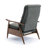Saugus Wood Arm Push Back Recliner
