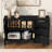 Storage Buffet Cabinet With Hooks-622107317