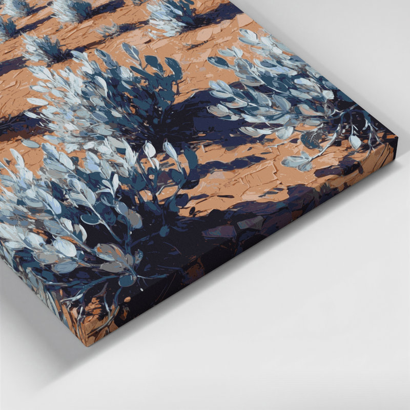 «Southwestern Plants Sagebrush 194», art mural sur toile grise, H 8 po x l 10 po