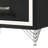 Malcolm Black 2-drawer Nightstand Bedside Table