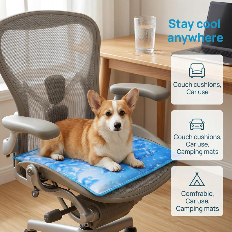 Universal Pet Cooling Pad, Double-Sided Durable Water-Resistant