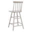 Tabouret de comptoir Pratt avec structure en bois massif-787013236