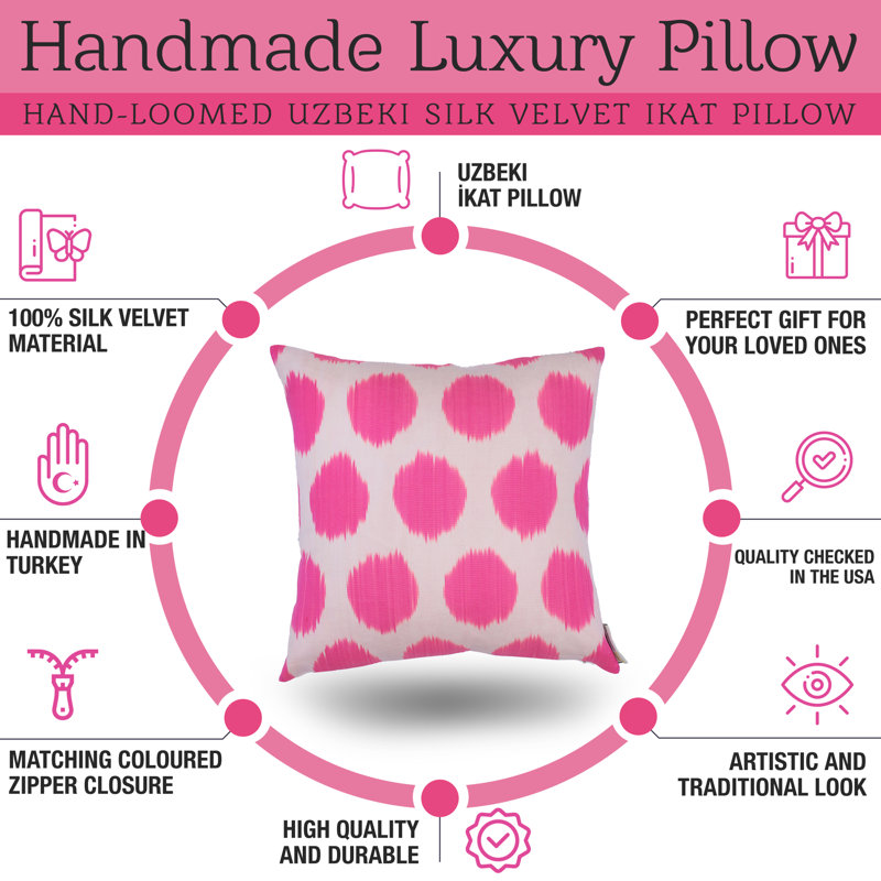 Silk Square Pillow Cover & Insert