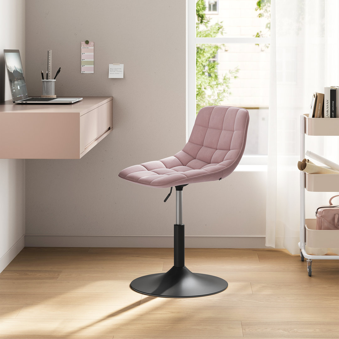 Tarquin Swivel Upholstered Adjustable Height Counter Stool