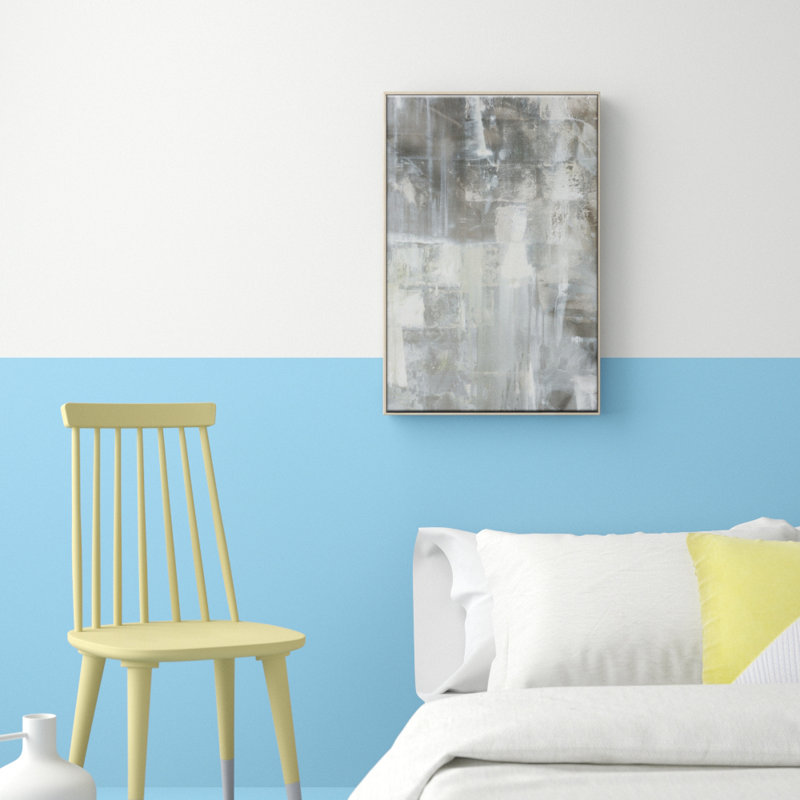 Sally Adams - Painting on Canvas, 76cm H x 51cm W, Timber Floater Frame