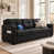 Faux Leather - Black selected