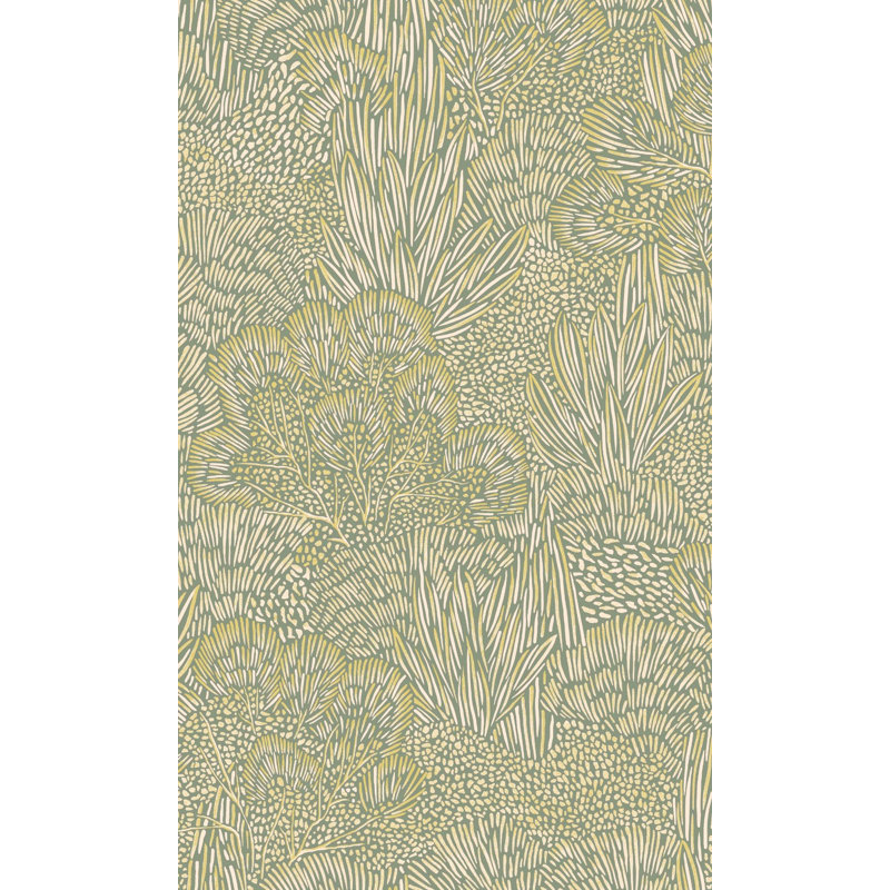 Rouleau de fleurs Einhorn, Green/Gold