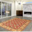 Tapis rouge foncé Finest Ghazni 8 pi 2 po x 9 pi 10 po