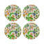 Plumeria Natural Pebble 16" Vinyl Placemat-118589481