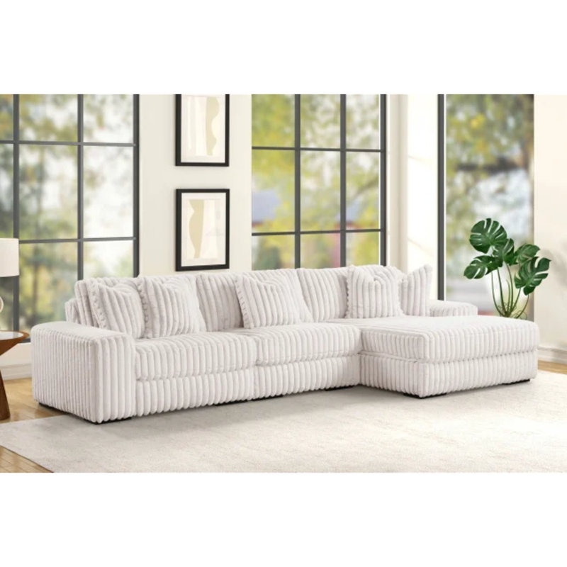 SUNDAY BEIGE 3-Piece Sectional