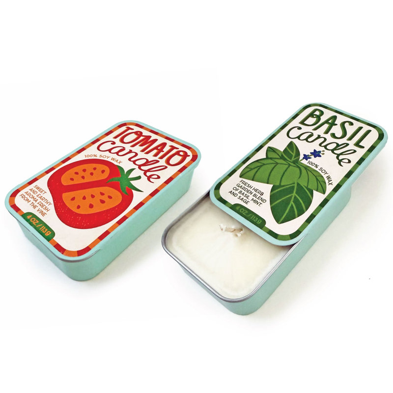 Tomato & Basil Candle Set of 2