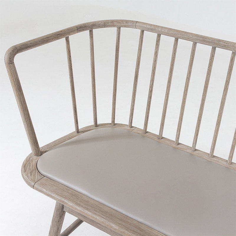 Spindle Long Bench, Beige