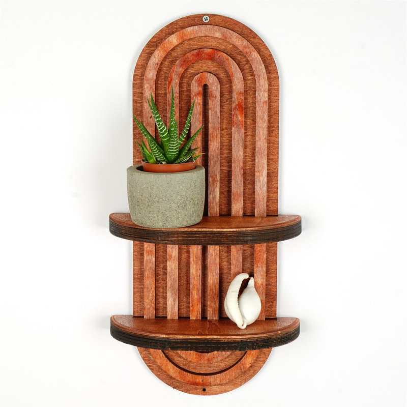 Locelso 100% PLYWOOD Floating Shelf