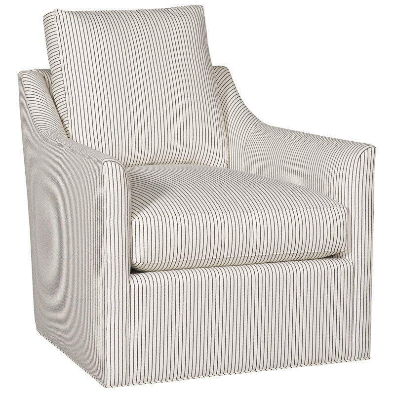 Newlin Swivel Armchair, No, Nadia Earth
