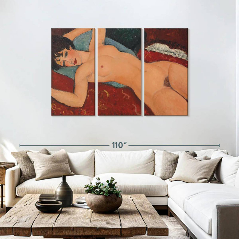 Leisha Nu Couche, 48" H x 74" W