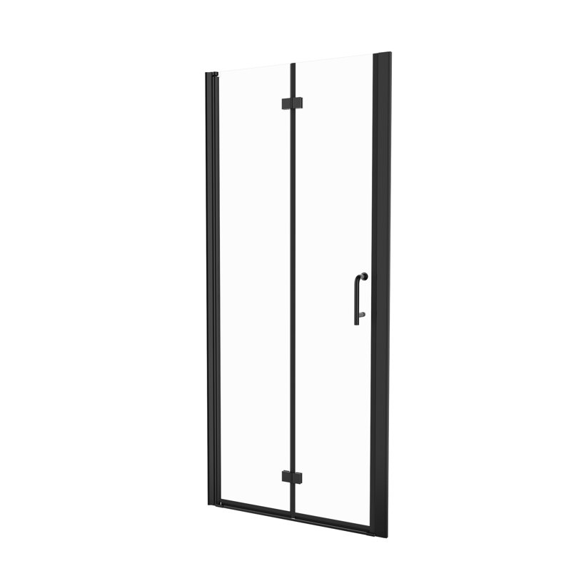 34'' - 35.38'' W x 72'' H Single Sliding Frameless Shower Door, 33.38"