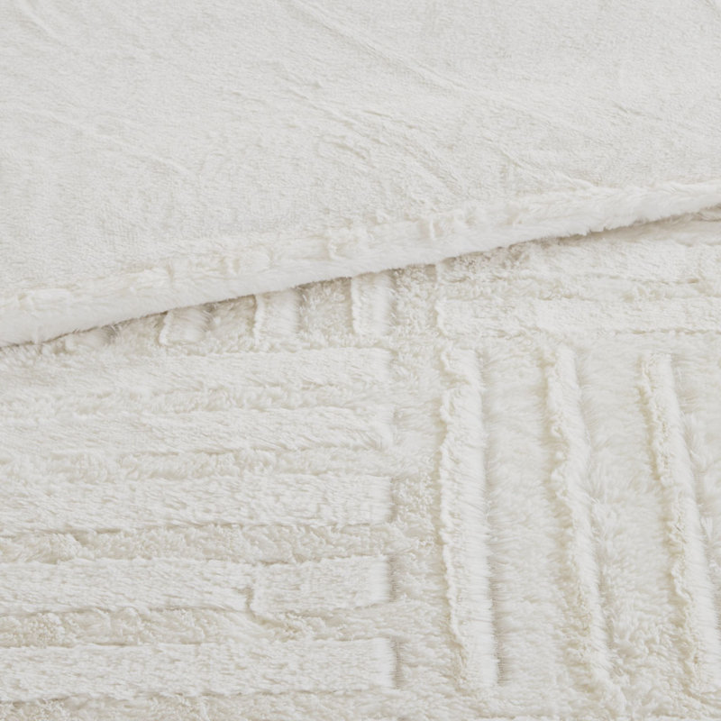 Ensembles de literie luxueux en fausse fourrure, édredon simple avec bourre hypoallergénique