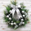 Couronne de Noël 24 po avec baies et pin-1984310138