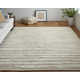 Jalaycia Abstract Hand Loomed Wool Area Rug in Beige/White