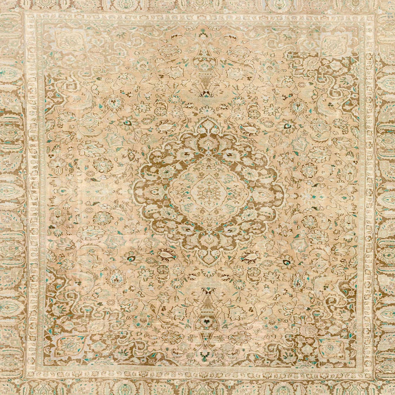 Abstract Indoor Rug, Square 8'