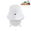 Baignoire de trempage sur pied 51 po en acrylique avec bonde, pattes et plateau en bambou Streamline-72770758-76231167
