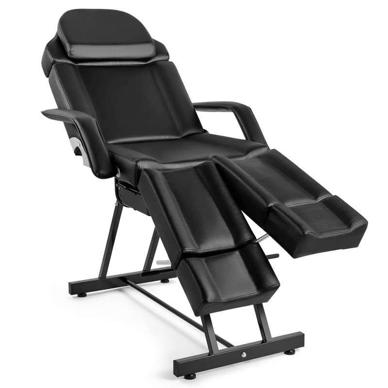 Tattoo Client Chair with Split  Footrests