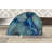 Evelynn Non-Skid Teal Agate Bookends-33484856