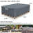 Outdoor Furniture Cover Waterproof, General Purpose, Outside Table and Chair Covers, Heavy Duty 600D, (Grey)