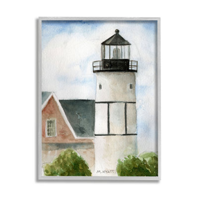 Architecture de la plage côtière du phare de Sandy Neck