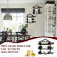 Mukai Wall Mounted Wine Bottle Rack Black