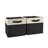 RiverRidge Kids 2pc Two-Tone Fabric Collapsbilble Cube Storage Organizers with Handles-774952894