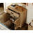 Glenford 110.2"W Large Modern Farmhouse Office Storage Cabinet With Barn Doors & Drawers, Scratch-Resistant Tree Bark Finish-2068944237