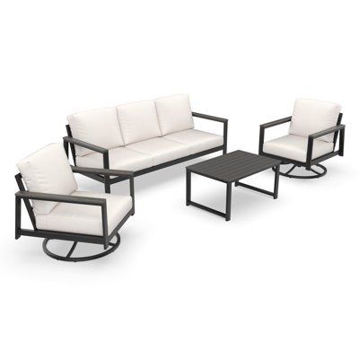 Ensemble de conversation avec canapé 4 pièces Townsend avec coussins Sunbrella®