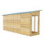 Lela 16 x 4 ft Summerhouse with Storage Shed