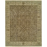 Wool Oriental Area Rug in Brown