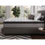 Grand matelas en gel rafraîchissant - Supporte la mousse à mémoire de forme de 12 po sur les côtés, le dos et le ventre pour un sommeil réparateur